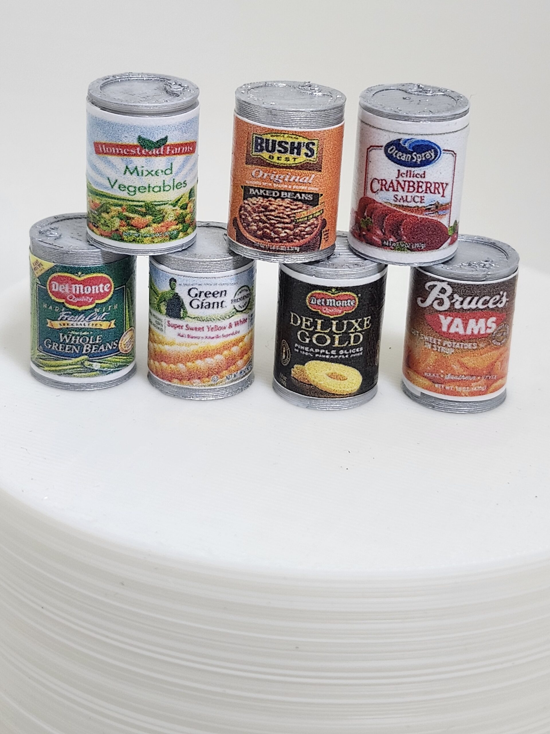 Miniature Canned Goods Set